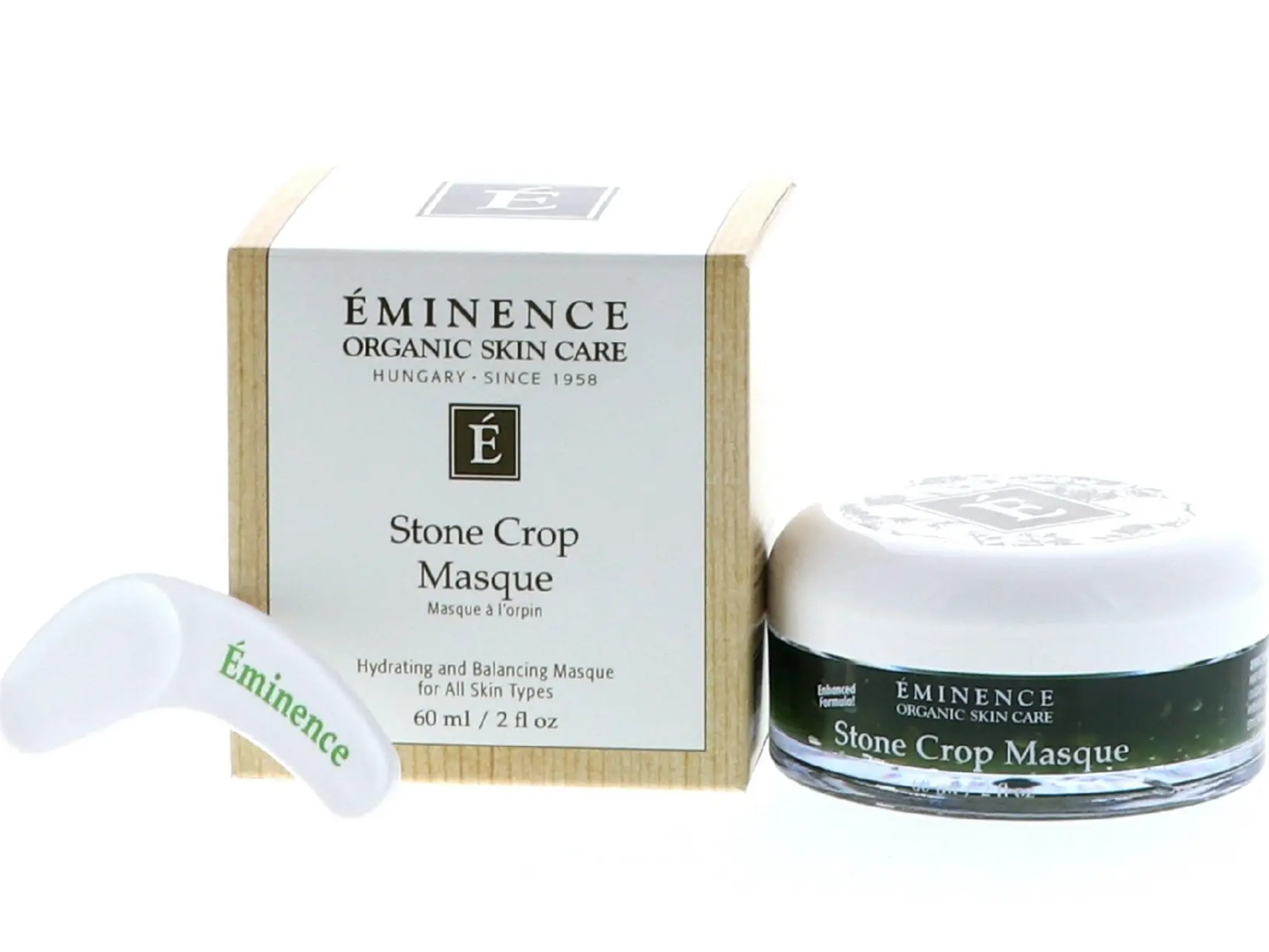 Eminence Stone Crop Plant-Based Hydrating Moisturizer Mask, 2 oz - Hydrate, Boost Moisture, Skin Repair Face Mask for All Skin Types, Single Item Skincare Treatment