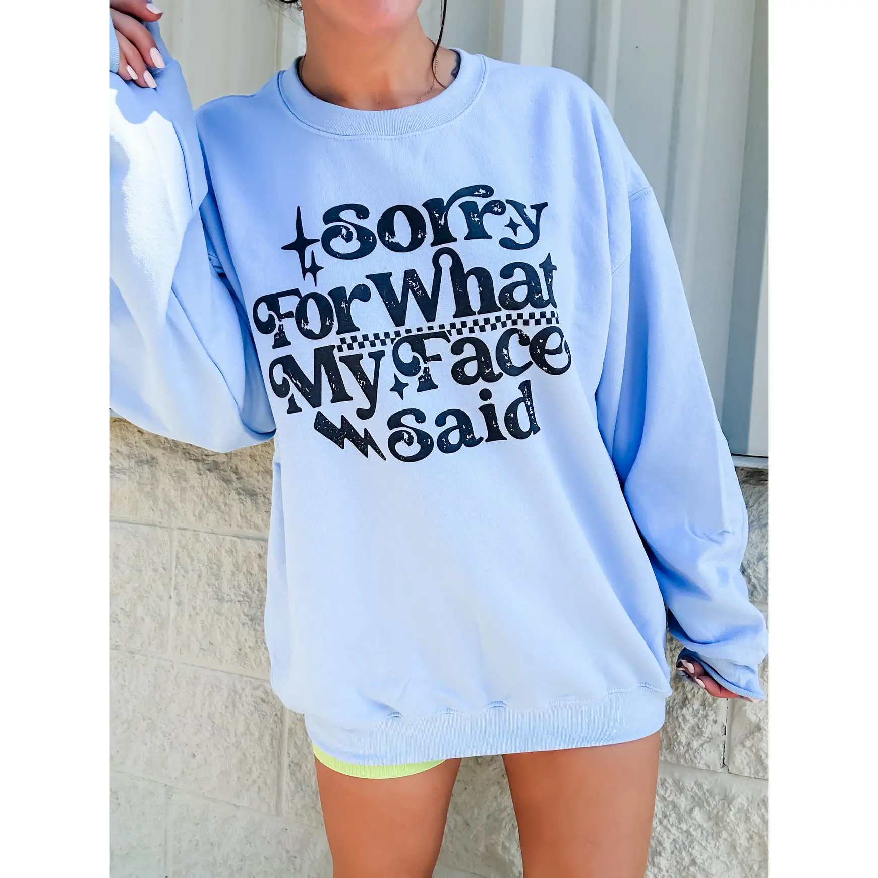 Sorry For Graphic Pullover
