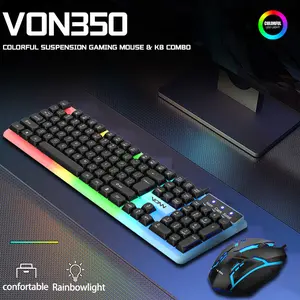 RGB Gaming Keyboard + Mouse Combo | LED Backlit | Limited Stock | Ships Fast