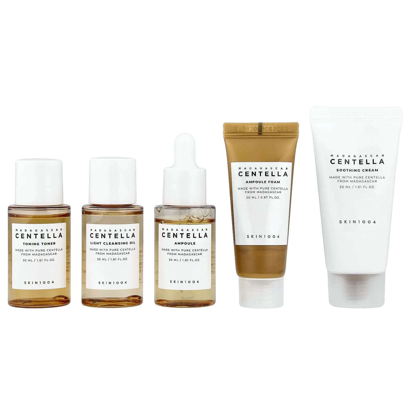 SKIN1004 Madagascar Centella Travel Kit, 5 Piece Set SKIN1004 Madagascar Centella Travel Kit, 5 Piece Set