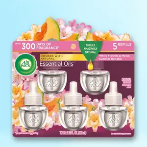 Air Wick Scented Oil Summer lights Air Freshener Refill - 3.38 fl oz/5pk