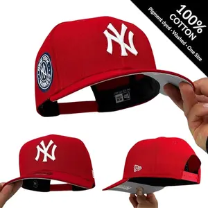New Era MLB NY Yankees 59FIFTY Red Baseball Hat – Premium Fitted Cap, Official MLB Collection, Streetwear Fashion Must-Have, Gorras Para Hombre