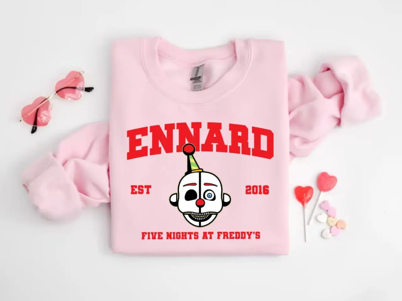 ENNARD Est. 2016 Sweatshirt, Five Nights at Freddy's Shirt, Villain Five Nights at Freddys Vintage Halloween 2025 Shirt, Horror Nights, Retro Horror Nights