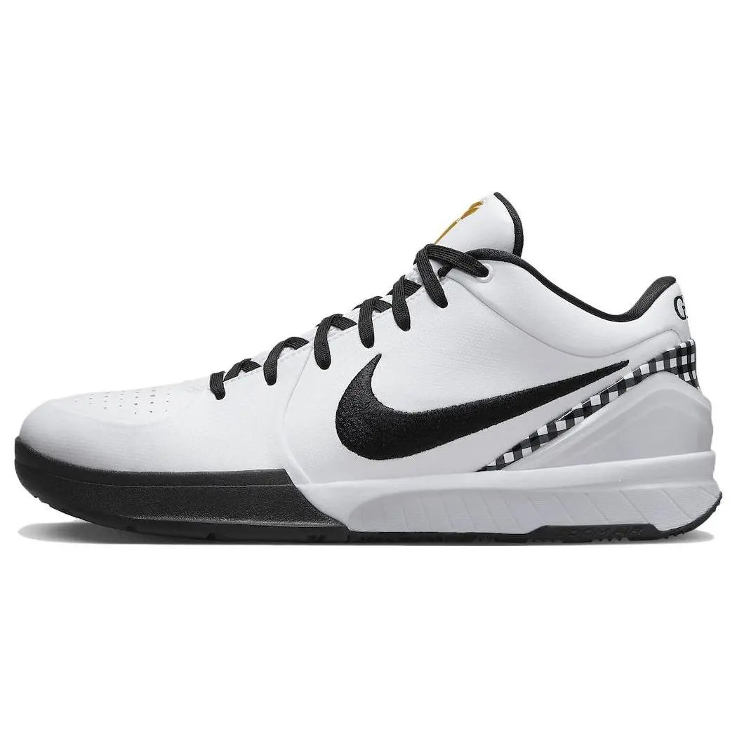 Nike Kobe 4 Protro Mambacita Gigi Low Top Basketball Shoes Unisex White Black FJ9363-100