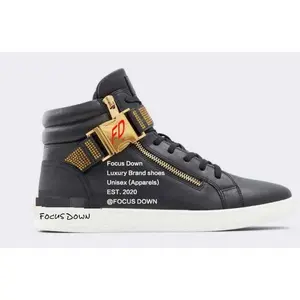 Focus 1st Addition (Red Bottom) Leather custom strap shoe