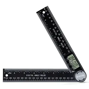 Digital Angle Finder Protractor, 7inch 200mm Gauge Professional Black