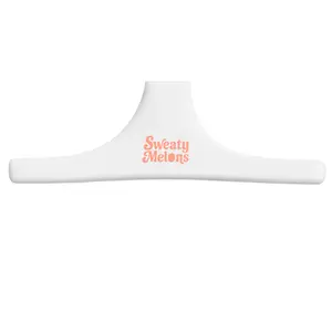 Boob sweat absorber - "AllTheThings" Sweatparator, in color White. Comfortable boob sweat absorbing insert for your bra, sports bra, and bralette. Anti chafing, sweat wicking, anti irritation.