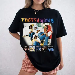 Pretty Ricky T-Shirt - Unisex 100% Cotton Classic Fit with Ribbed Collar and Taped Neck for Durability