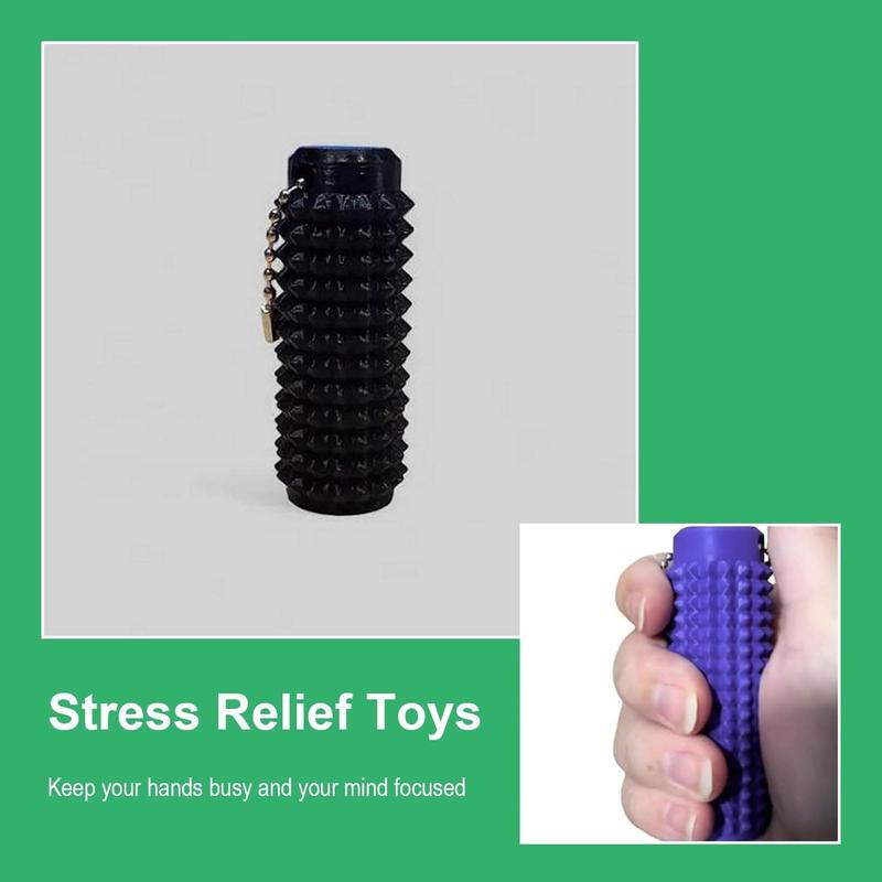 Shop Clearance Little Ouchies Fidget, Pocket Mini Fidget Toy, Spiky Grippie Stim Keychain, Venting Key Pendant for AnxietyRelief Positive, Novelty Gifts for Friends Relaxation Stick