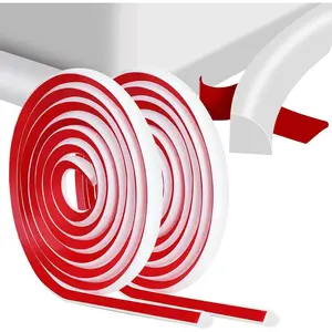 Quarter Round Molding 39.3Ft/472Inches Peel and Stick Bendable 1/4 Round Trim Molding for Wall Moulding & Trim (39.3Ft/472In)