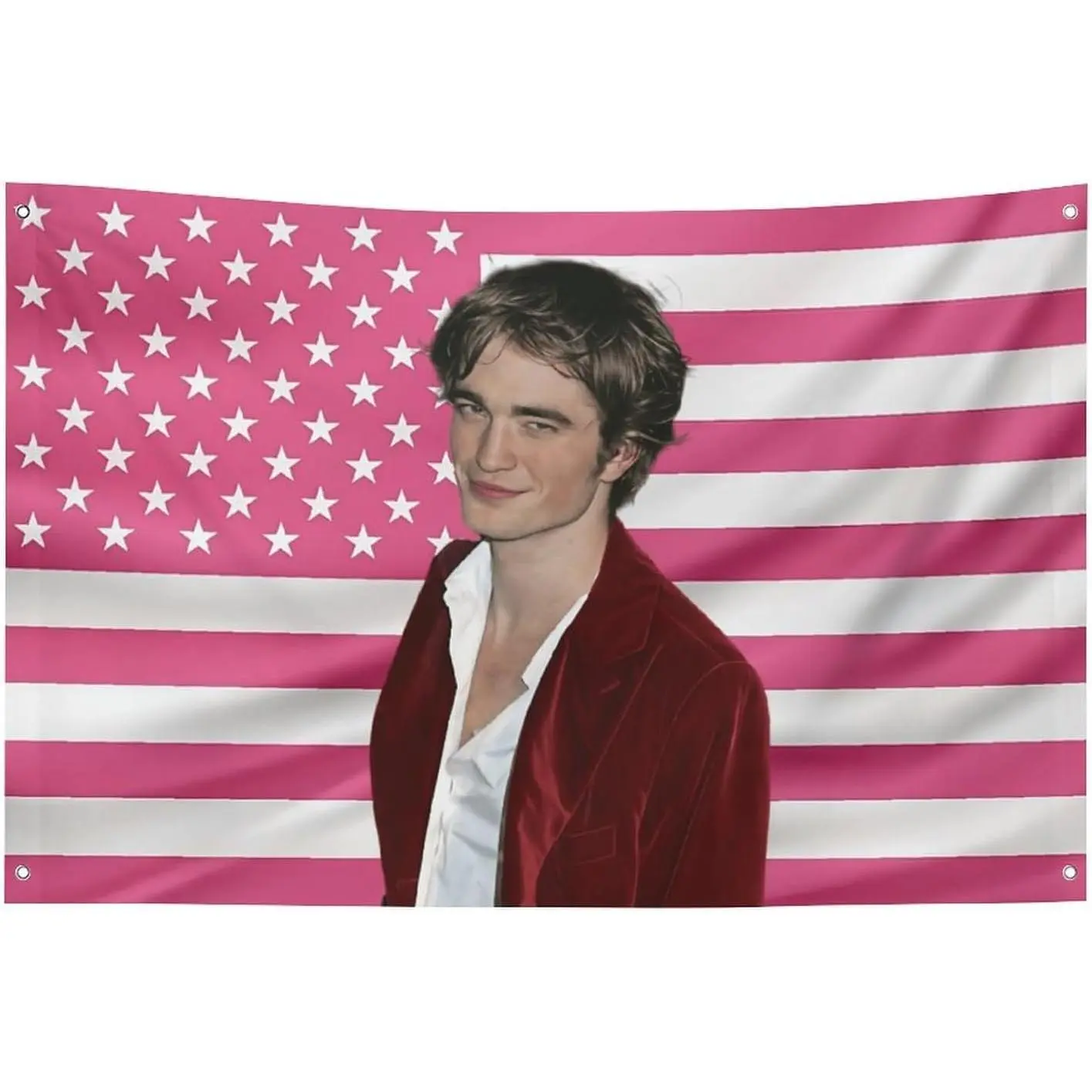 Polyester Fabric National Edward Flag Wall Tapestry - 60x40 inches, Cullen 59x35 inches Design, Water Resistant Synthetic Animals Decor, College Dorm Room Gift, Indoor-Outdoor Party Banner