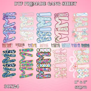 Floral Mimi 30x24 -  PREMADE GANG SHEET