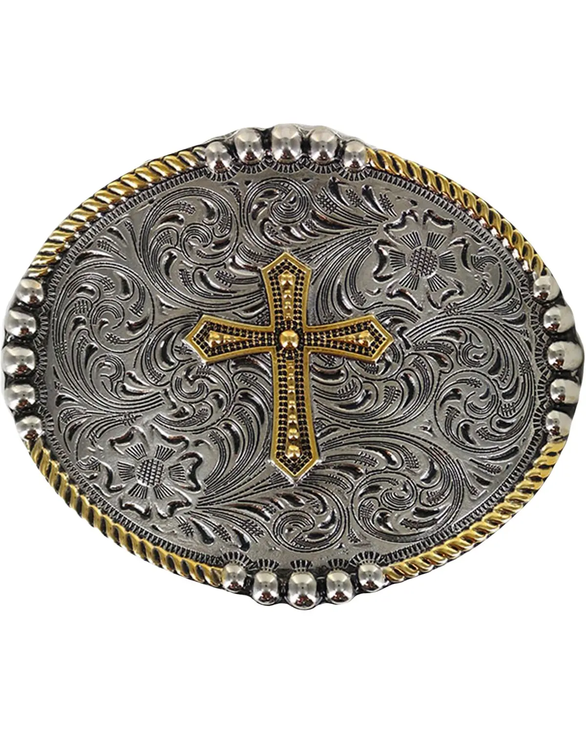 Cody James Men's Men'S Filigree Cross Belt Buckle - 629-00