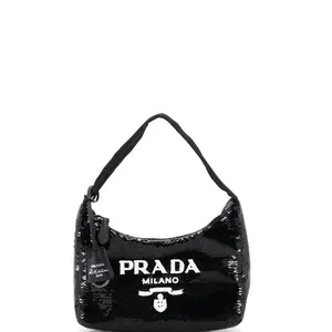 Pre-owned PRADA Sequins Shoulder Bags Re Edition 2000 Hobo Mini by Rebag