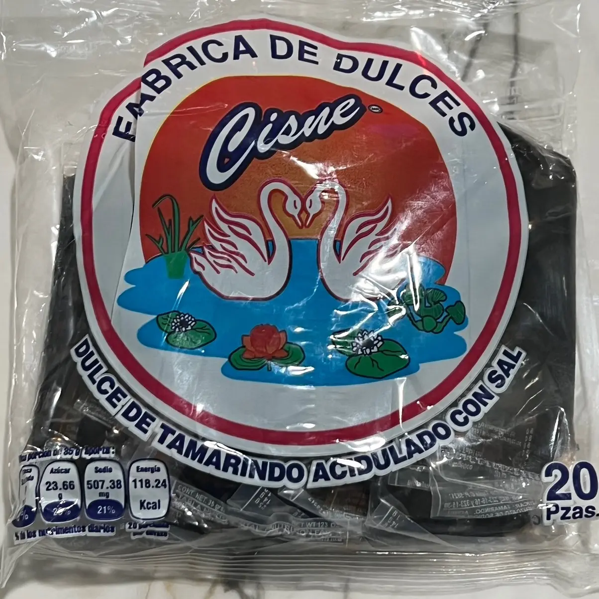 Tamarindo pulp candy or chamoy