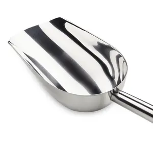 Stainless Steel Utility Ice Scoop - 11.4 Inches Kitchen Utensils