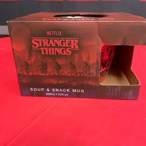 Stranger Things soup and snack mug