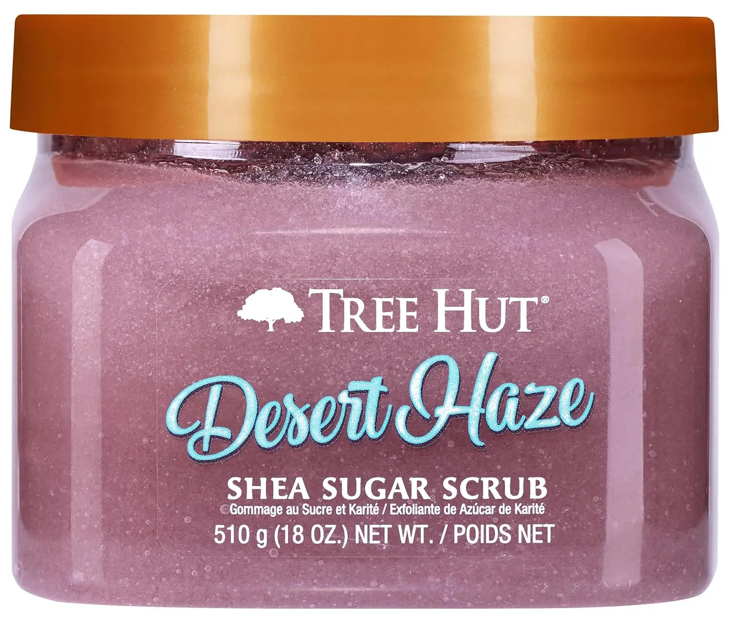 Tree Hut Desert Haze Body Scrub, Exfoliating Sugar Scrub, Vegan, 18 Oz | Exfoliating & Nourishing with Shea Butter & Essential Oils, Body Exfoliator for All Skin Types, Self Care Gifts for Women