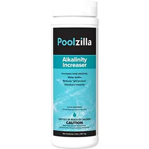 Poolzilla Pool Alkalinity Increaser (2 LBS) Restore pH Balance and Enhance Water Clarity