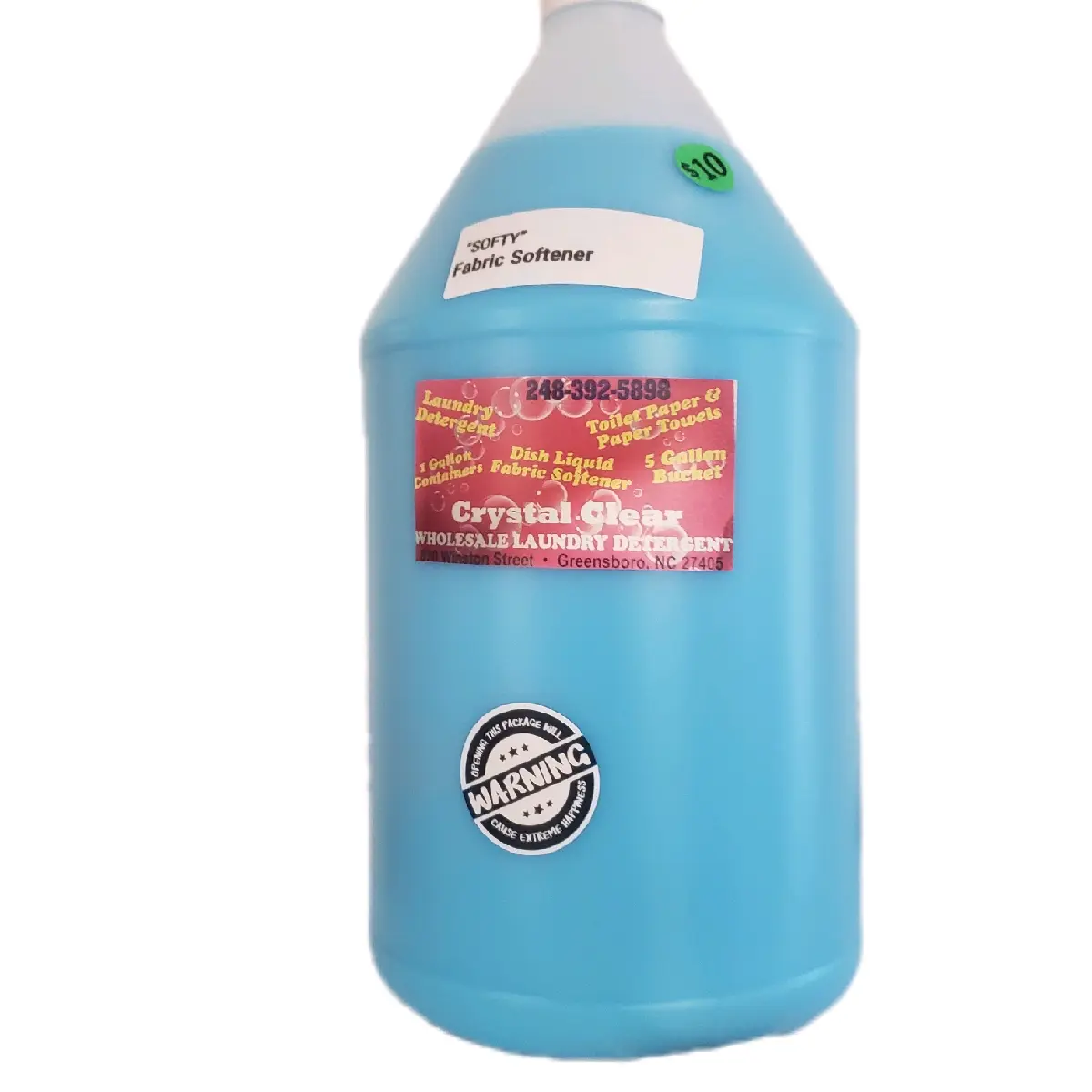 1 Gallon of Fabric Softener Original Scent for Soft and Fresh Clothes Household Scented