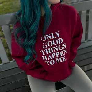 Only Good Things Women's Hoodie Sweatshirt Pullover Casual Comfort - Womenswear, Sweatshirts