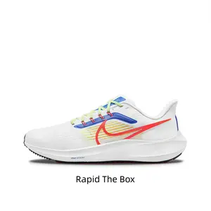 Vibrant orange details pop against the dark base — a head-turner on the track. The cushioned heel and forefoot zones deliver soft landings and snappy toe-offs, making it ideal for tempo runs or easy jogs.