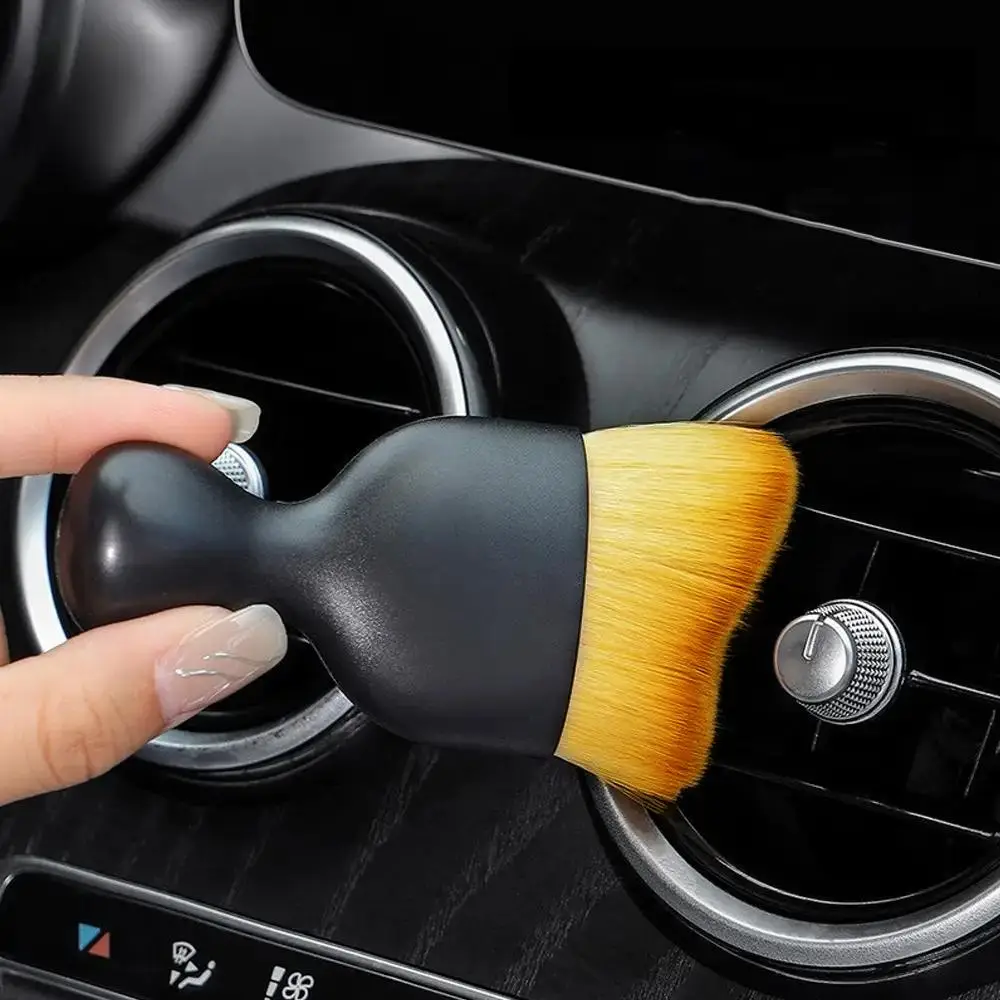 Dust Removal Handheld Brush, 1 Count Soft & Portable Cleaning Tool, Multi-purpose Cleaning Brush for Car, Detailing Products
