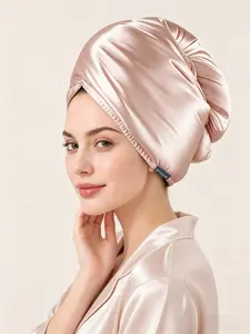 Silk Hair Drying Hat, Quick Dry & Anti-Frizz, Luxurious Silk Headwrap, Soft & Non-Tangling, Healthy Hair Care, Essential Daily Accessory