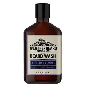 Northern Wind Beard Wash - Bergamot, Cedar, & Lavender - Cleanses & Refreshes