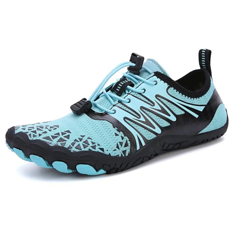 Men's Unisex 2026 Minimalist 5-Finger Water Shoes, Flexible Barefoot Design, Anti-Skid Sole, Quick-Dry Aqua Footwear for Rafting, Wading