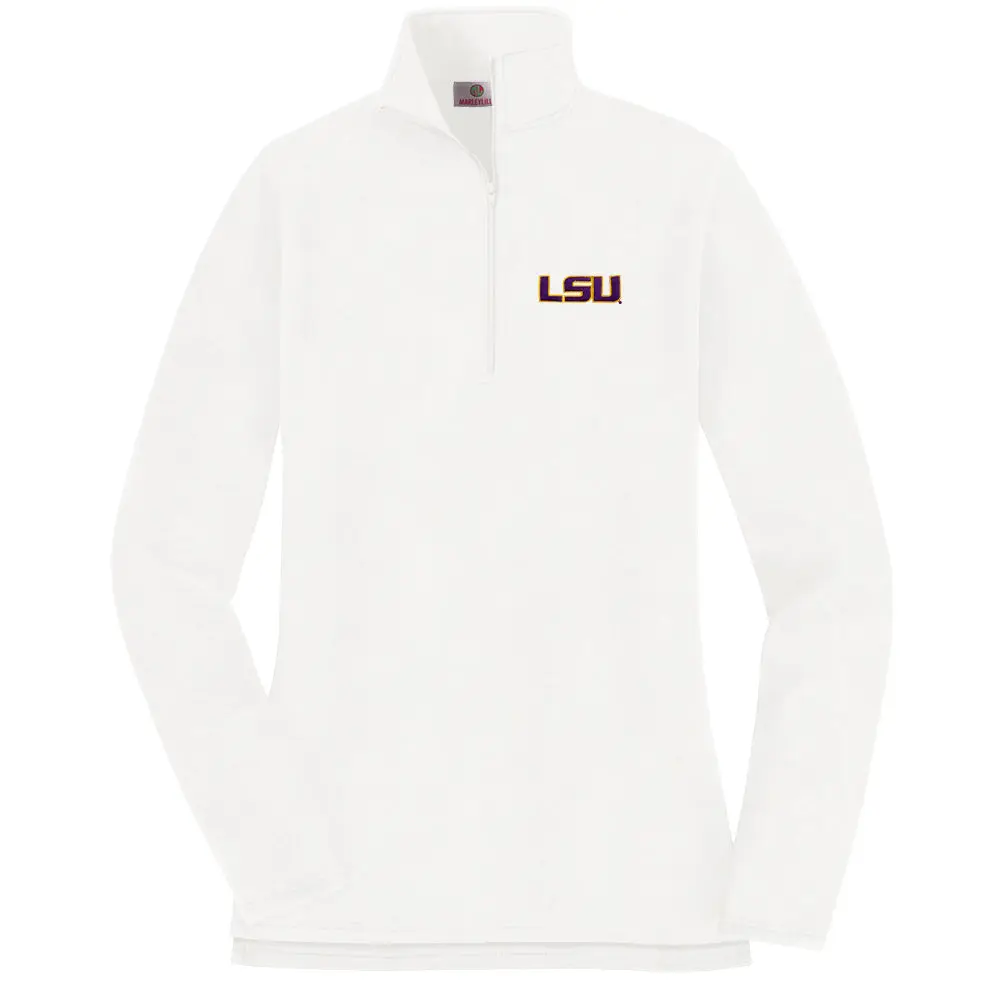 LSU Tigers Pullover Sweatshirt | White
