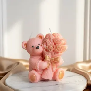 Teddy with roses