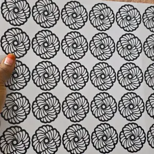 Henna Freestyle Pattern Stencil Sheet for Hand and Feet -  individual strips for Temporary Tattoo & Casual Daily Design - Safe Easy to Use for Festive Events & Special Occasions