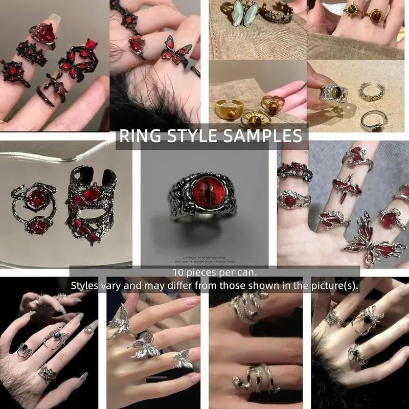 Mysterious Jar, 15-45 Pieces Surprise Gothic Style Box Women's