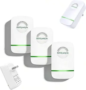 2026 New Upgraded US Plug Power Saving Box, 90-250V Wide Voltage Smart Energy Saver, Compact Portable Plug-In Adapter for Home, Office and Travel