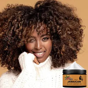 Jamaica Castor Oil Hair Styling Cream, Gentle Refreshing Care, Moisturizing Hydrating Smooth Repair Post-Dye Treatment, Enhances Elasticity & Hold, Balm