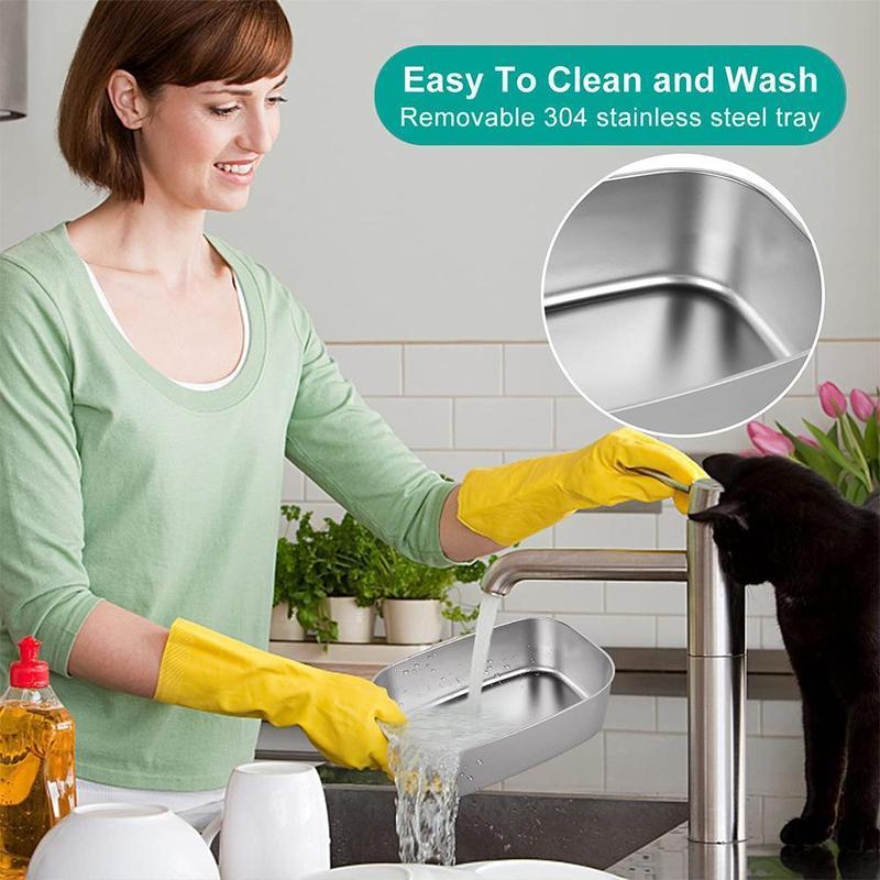 2-in-1 Electric Lunch Box Heater for Car/Truck/Home/Work – Leak Proof, 4 Removable Stainless Steel Containers, 110V/12V/24V 60W Tableware