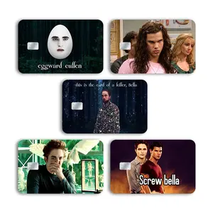 Twilight Meme Credit Card Skin | Funny Edward Bella Debit Sticker | Gift for Movie Fans