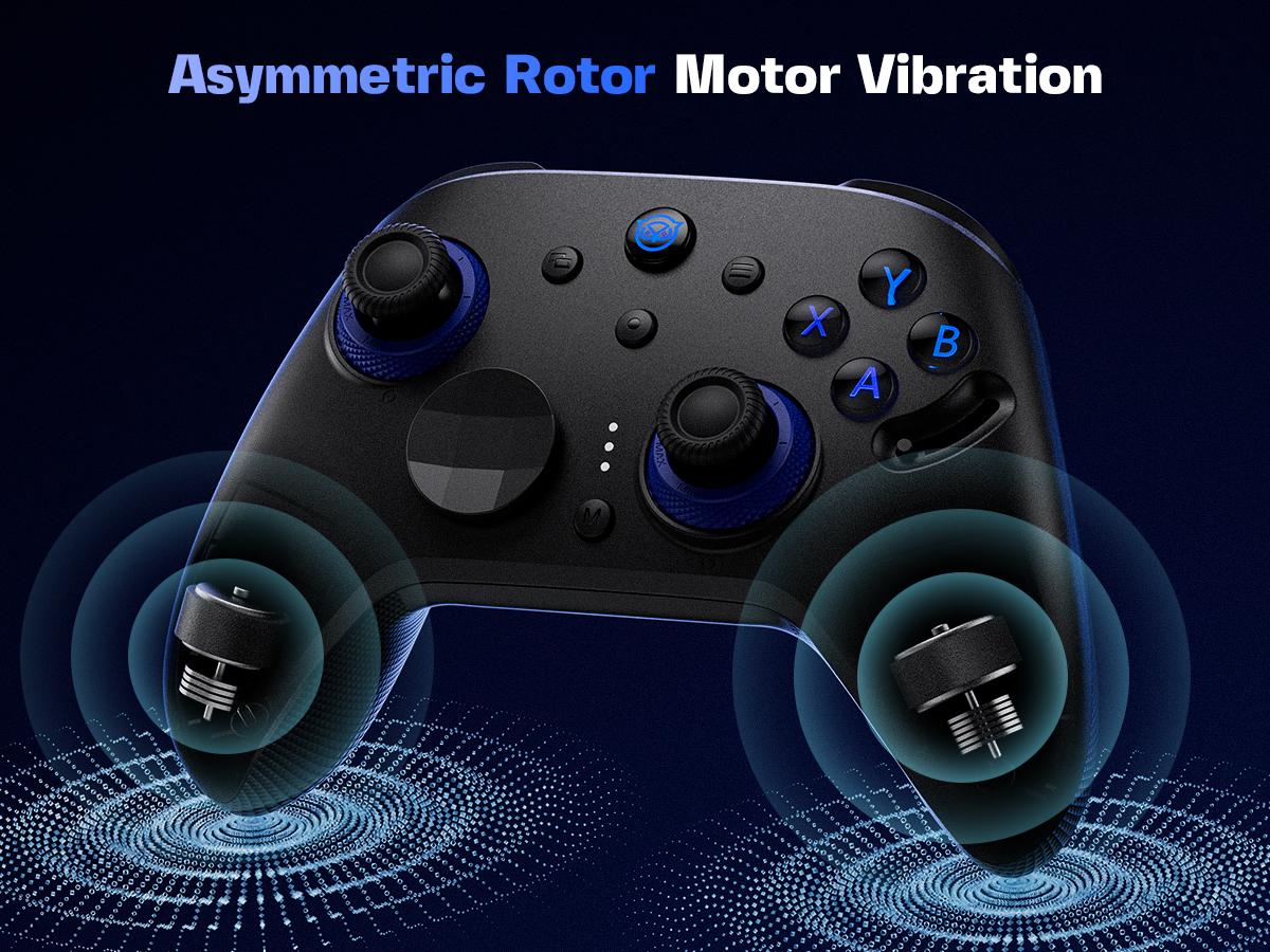 NYXI Imperial(Not for Xbox) PC Gaming Controller with Adjustable Tension TMR Joysticks (Zero Drift), Interchangeable ABXY Buttons for PC/Switch Layouts, Dual-Mode Hall Triggers, 1200mAh Battery & Charging Dock – Compatible with PC, Switch, Android, TV