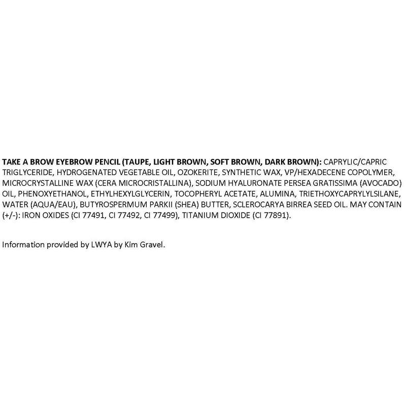 LWYA by Kim Gravel Take A Brow Precision Eye Brow Pencil