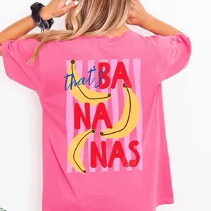That’s  Bananas Shirt, ORIGINAL DESIGNER, Front and Back Design Comfort Colors Summer Fruit Tshirt, Banana Tshirt, Trendy Summer Top, Womens Apparel, Cute Summer Top