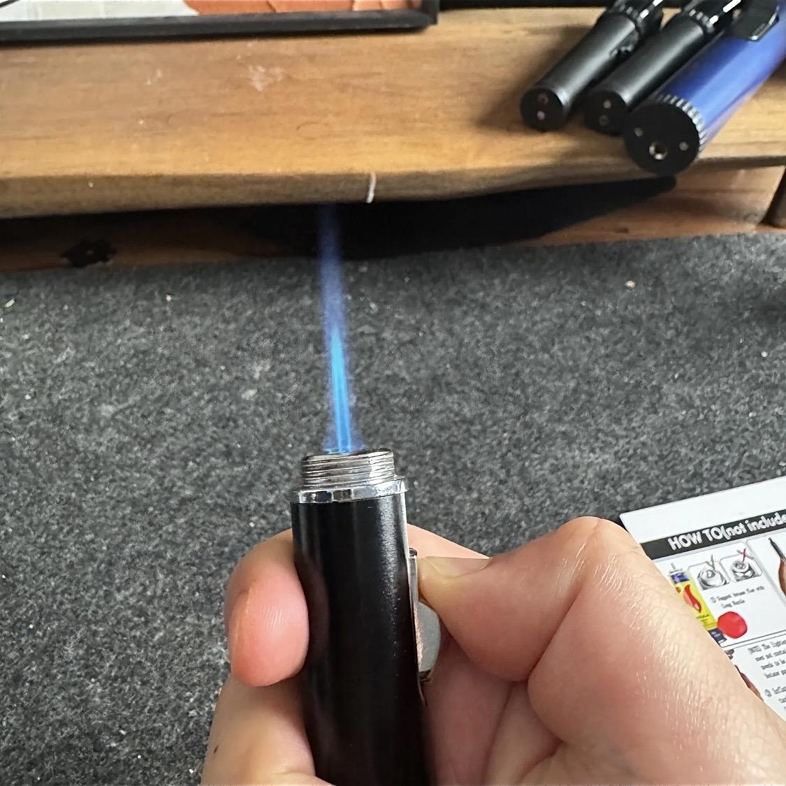 This multi-functional all-in-one butane lighter features a built-in removable and refillable butane gas canister and is for use only by individuals aged 18 and above.