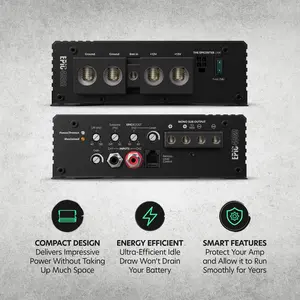 Audio Control EPIC Series EPIC4000 Monoblock Competition Amplifier – 4000W RMS Watts Protection Speaker