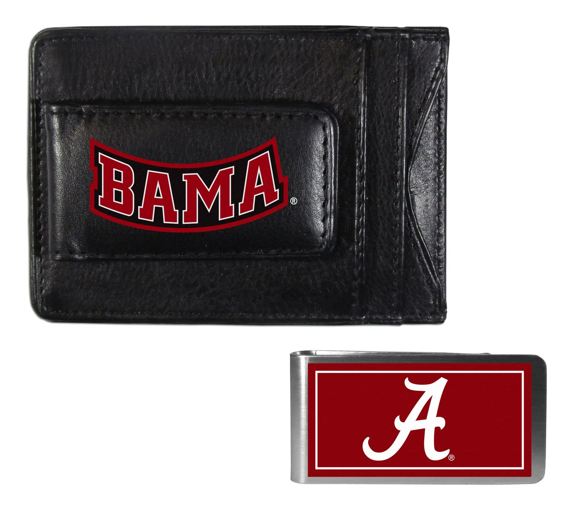 Siskiyou Sports NCAA College Slim Wallet & Color Money Clip Siskiyou Sports NCAA College Slim Wallet & Color Money Clip