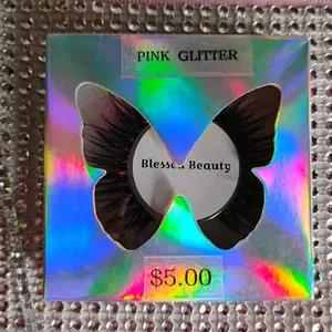 Pink Glitter Lashes