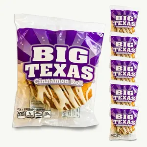 Big Texas Cinnamon Roll 4 oz 6 Pack Snack