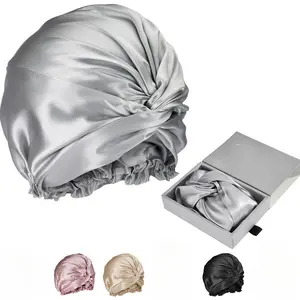 Silk Bonnet - 100% Mulberry Silk - Anti-Frizz Hair Protection - Extends Blowouts