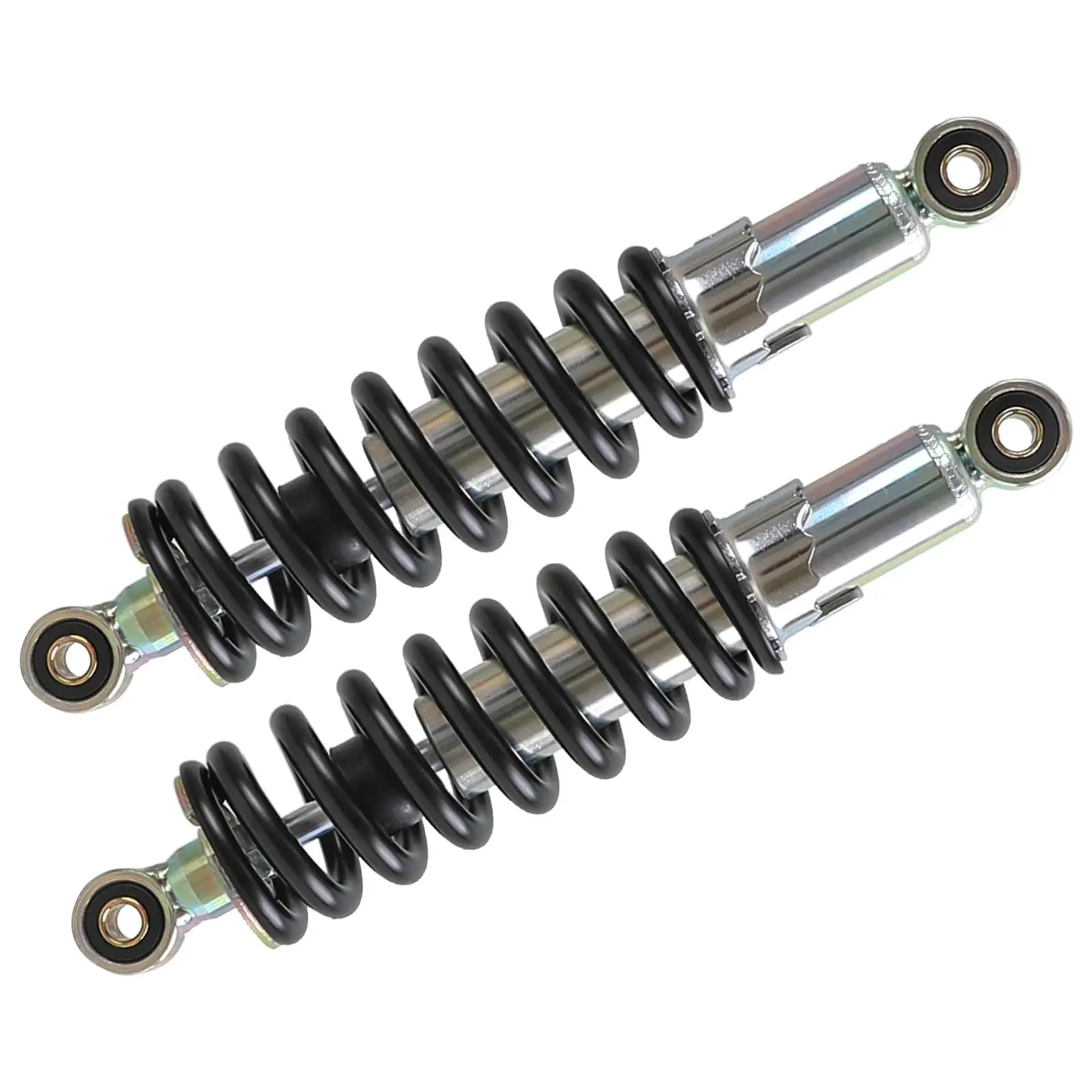 2 Pack 280mm 11" Dirt Bike Rear Shock Absorber For 50cc 70cc 110cc 125cc Pit Bike Scooter Mini Go Kart ATV Quad Buggy Drift Trike CRF KLX Apollo Taotao SSR Polaris DIY Rebuild Upgrade