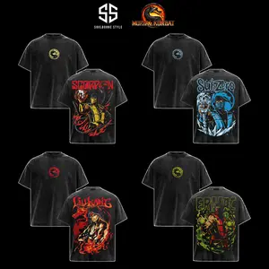 [Soulsborne Style Collection] Vintage Mortal Kombat II Unisex T-shirt, Comfort Colors 1717 Shirt, Retro Fighting Game Apparel, Arcade Style Game Shirt, Gamer Streetwear, Video Game Clothes, Boy Merch, Gift For Him For Her, Gaming Cotton Crewneck Tee
