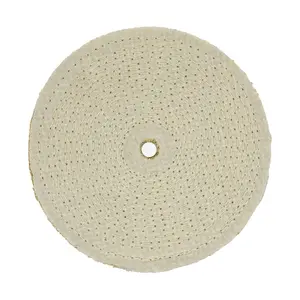 Renegade Products | 8" Cloth & Sisal Laminated Buffing Wheel | Heavy-Duty Cut Buff for Steel & Stainless Polishing